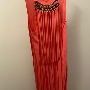 Pink maxi Zara dress